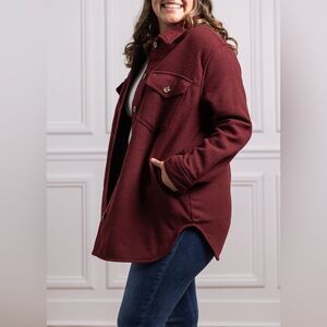 Staccato Deep Red Utility Jacket